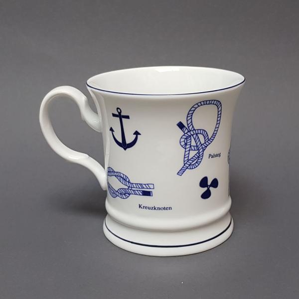 Gravurbecher Porzellanbecher-Knotenbecher gerade